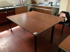 2 x canteen tables, 1825x760mm