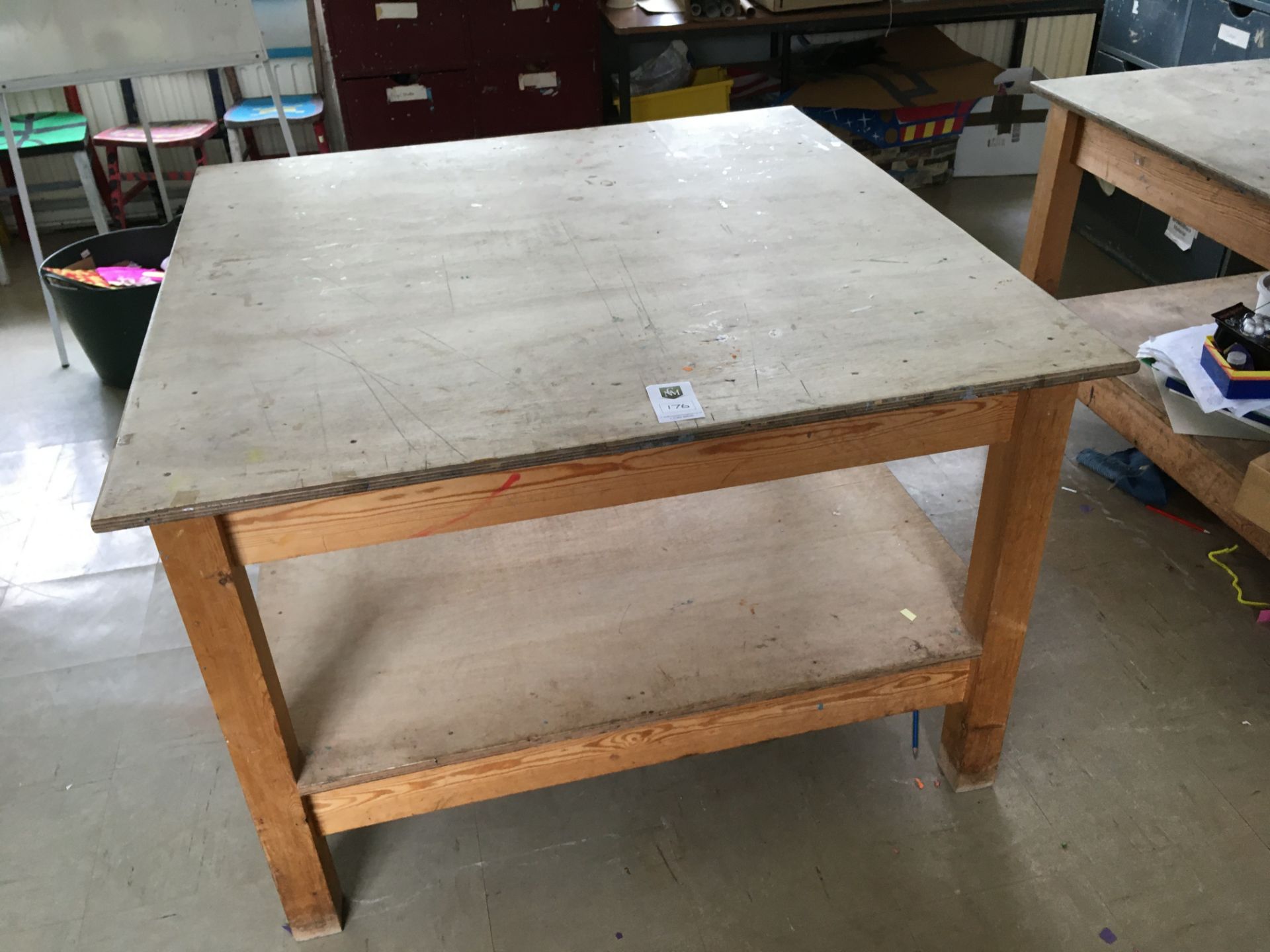 Timber Frame Arts & Craft Work Table