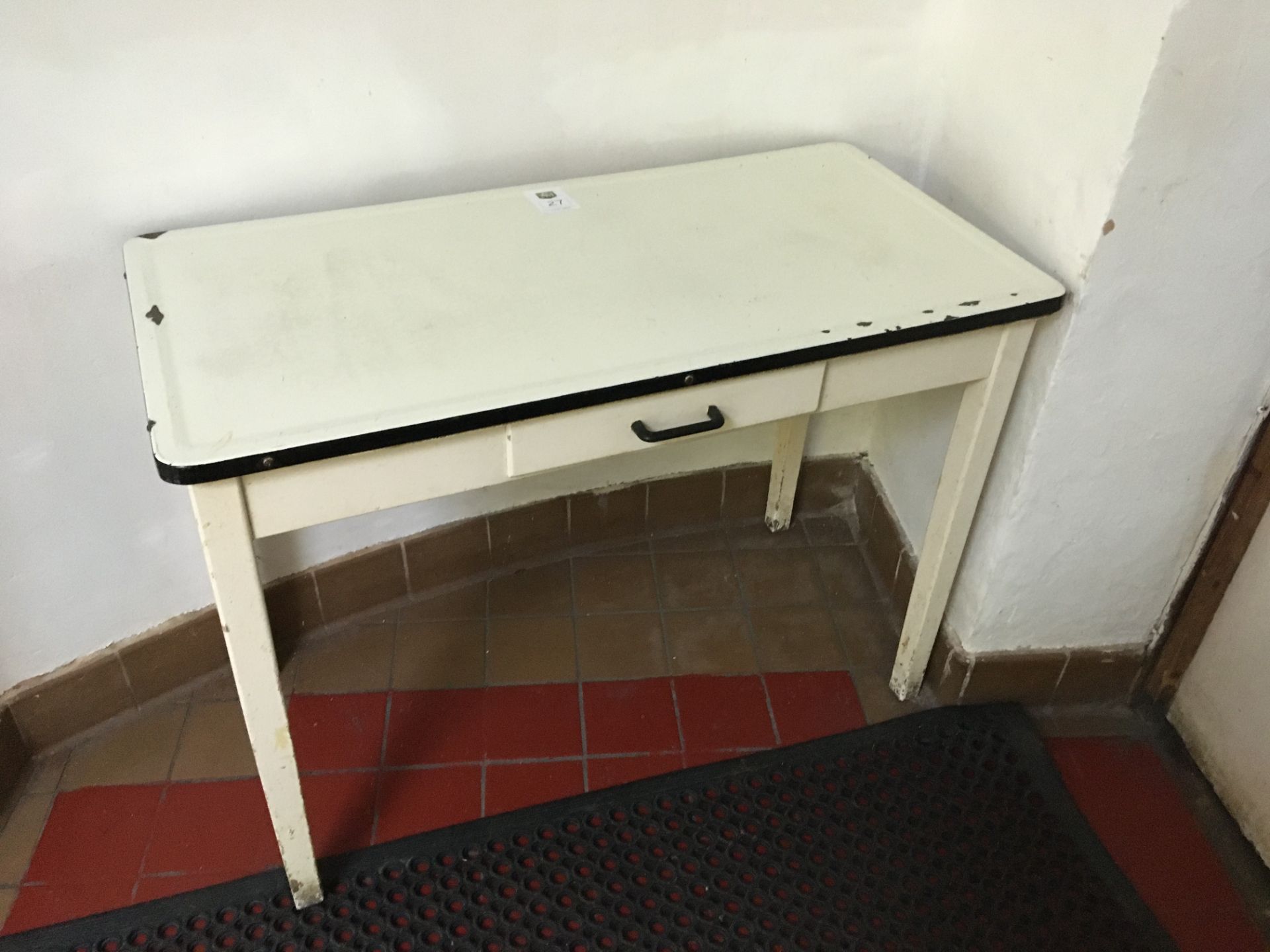 Enamelled Preparation Table