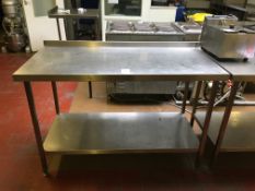 Stainless Steel Preparation Table