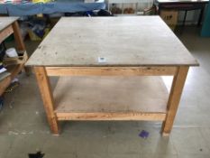 Timber Frame Arts & Craft Work Table