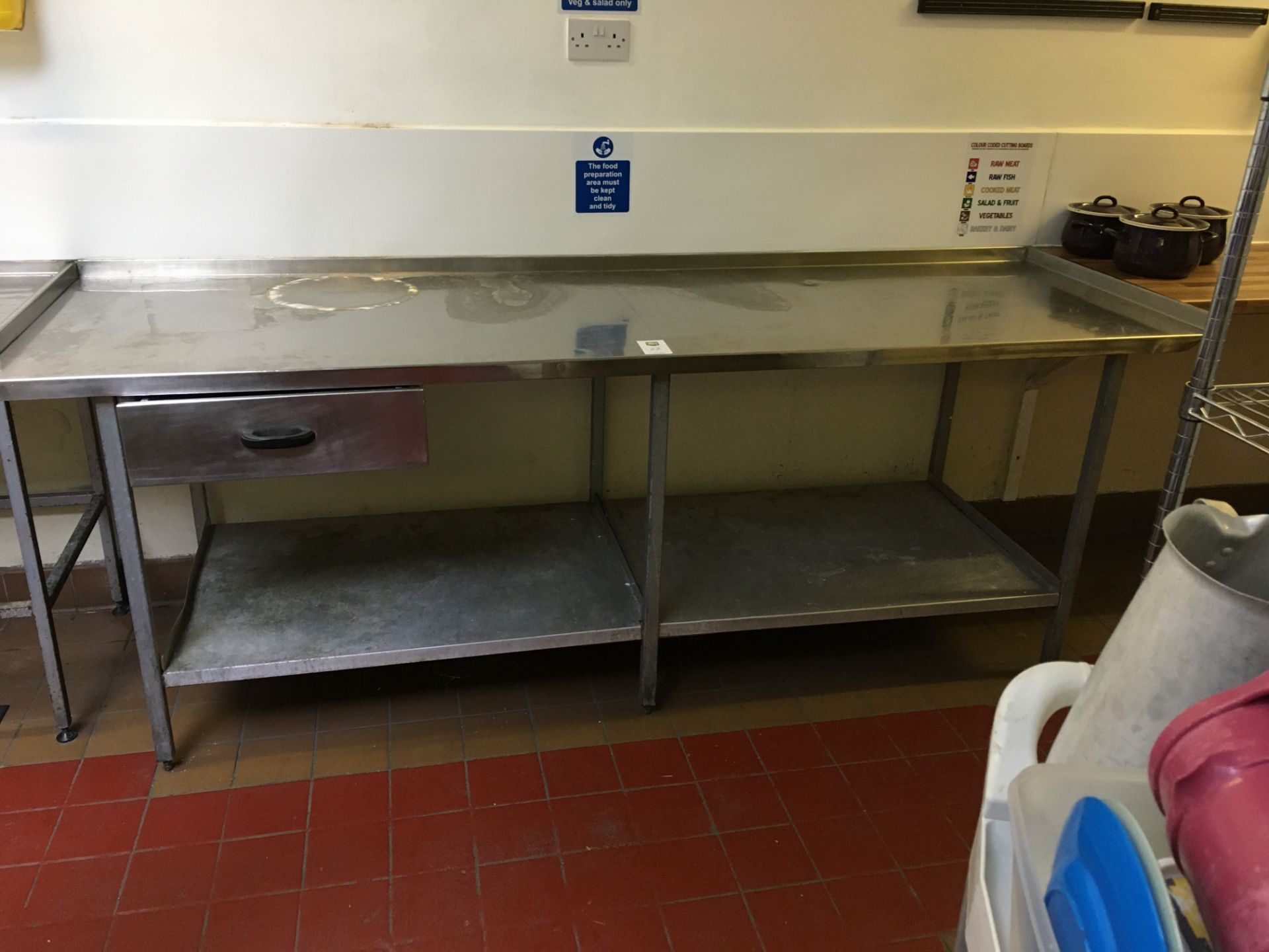 Stainless Steel Preparation Table