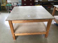 Timber Frame Arts & Craft Work Table