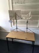 2 x Telescopic Music Stands