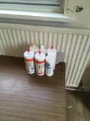 6 x PVA glue bottles, various