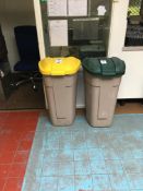 2 x Mobile Dump Bins