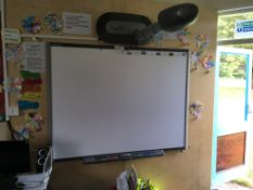 Smart board interactive whiteboard with Smart Unifi 35 projector unit (NO pens)