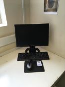 Hyundai P90WV monitor, V7 keyboard, V7 mouse, mouse mat