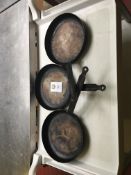 3 x Frying Pans