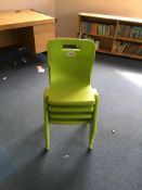 4 x stacking chairs