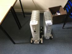 2 x electric radiators