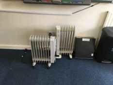 2 x electric radiators