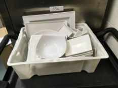 Box of Assorted Tableware