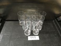 9 x Hi-Ball Glasses