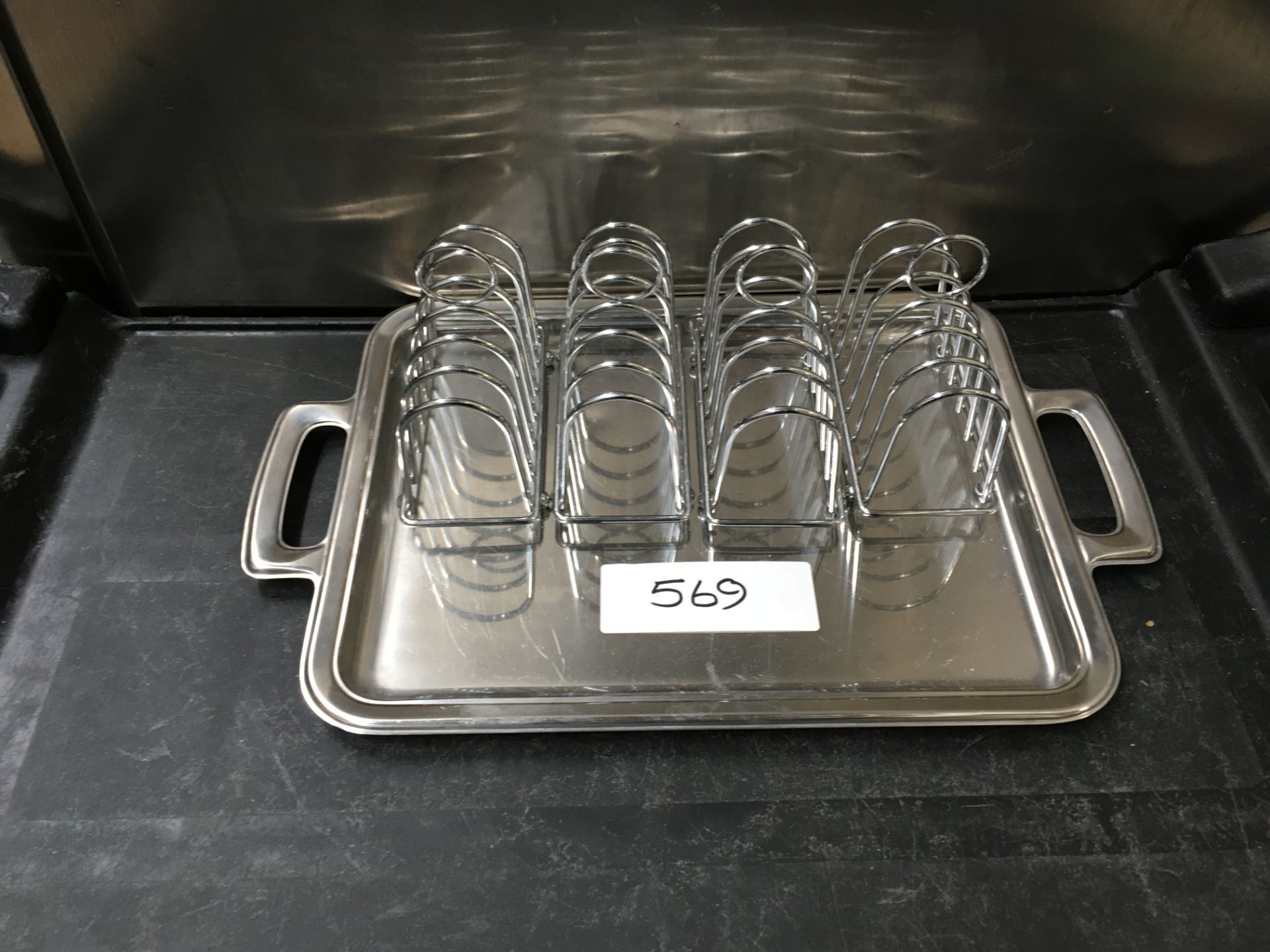 4 x Toast Racks, Tray