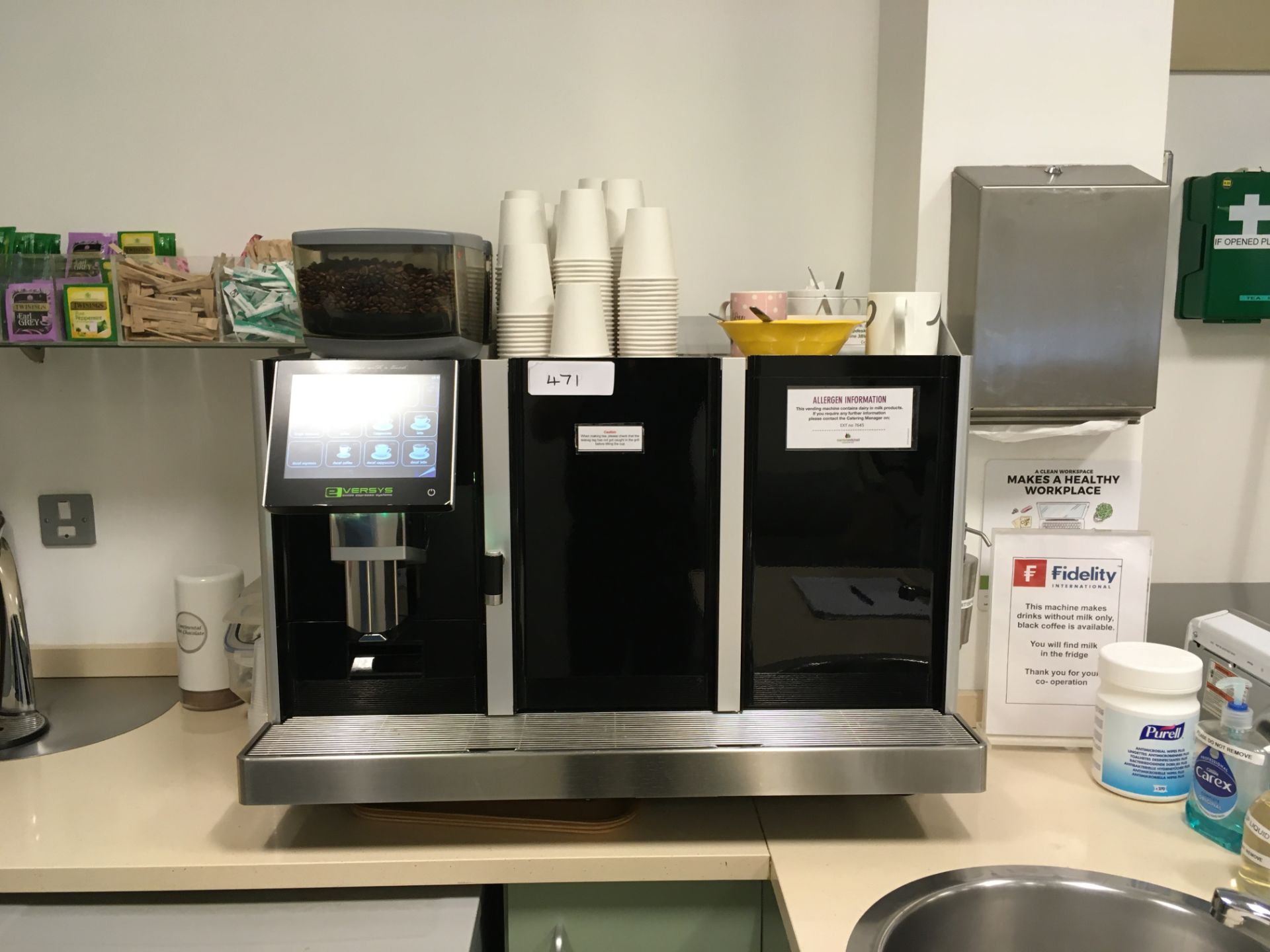 Eversys E4M Bean to Cup Coffee Machine