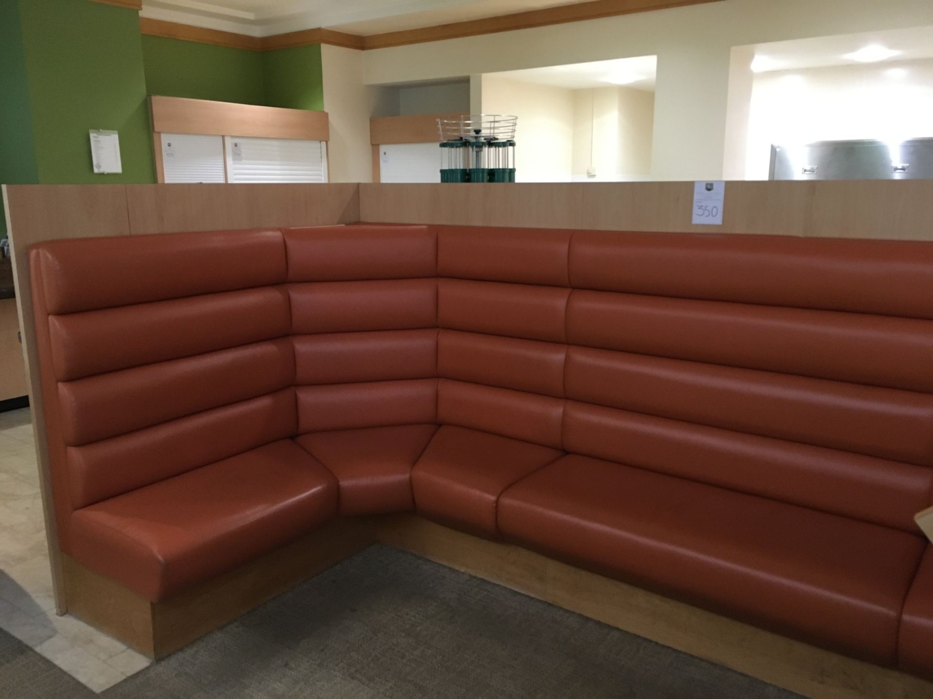 Fitted Run of Padded Bench Seating