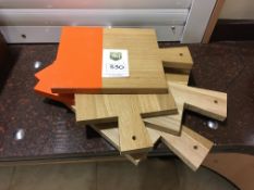 4 x Wooden Display Boards