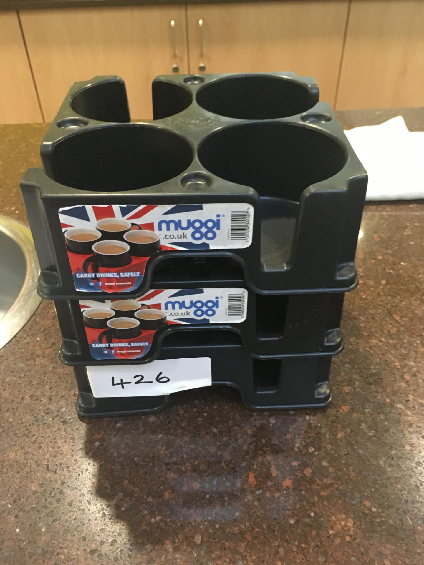 3 x Muggi Coffee Mug Carriers