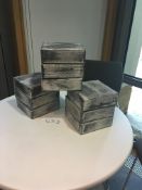 9 x Wooden Display Blocks