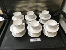 12 x Alchemy Cup and Saucers