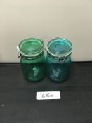 2 x Kilner Jars