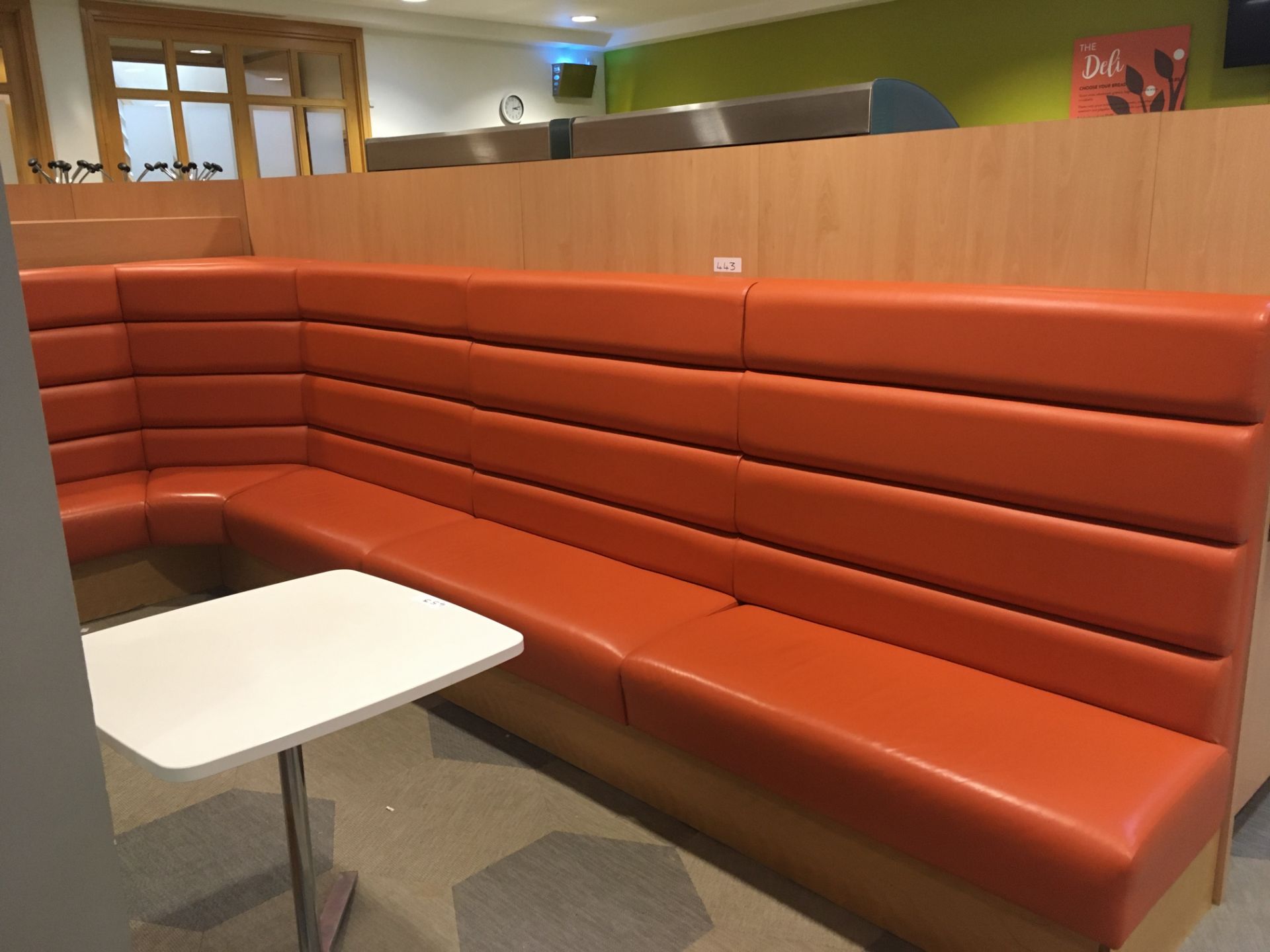 Fitted Run of Padded Bench Seating