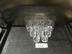 9 x Hi-Ball Glasses