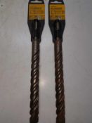 Dewault sds plus 22mm drill bit x2