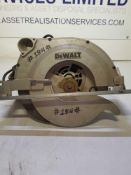 Dewault 110v circular saw