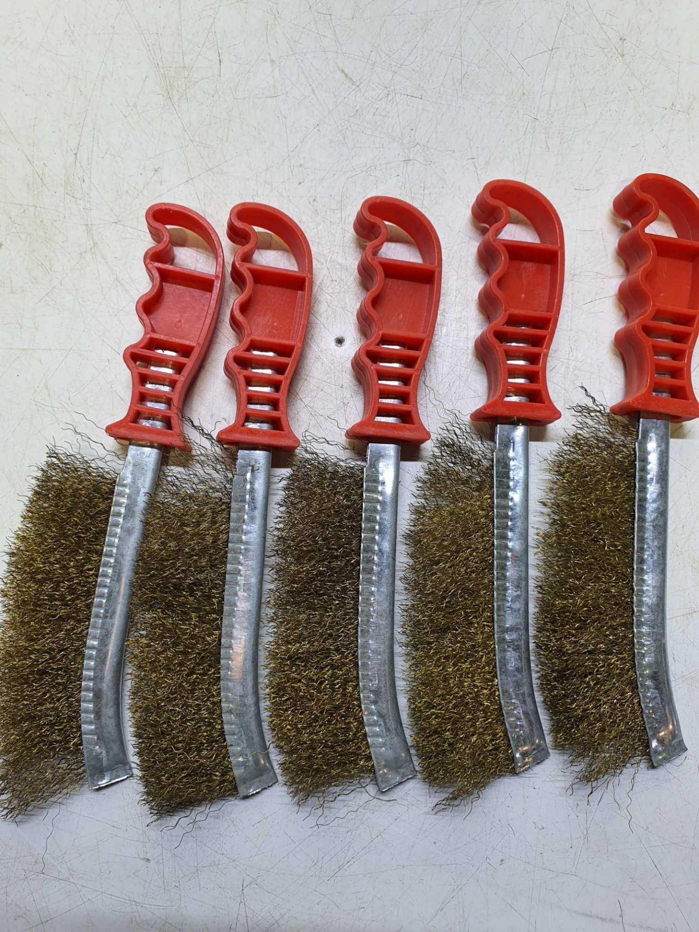 5 x wire brushes