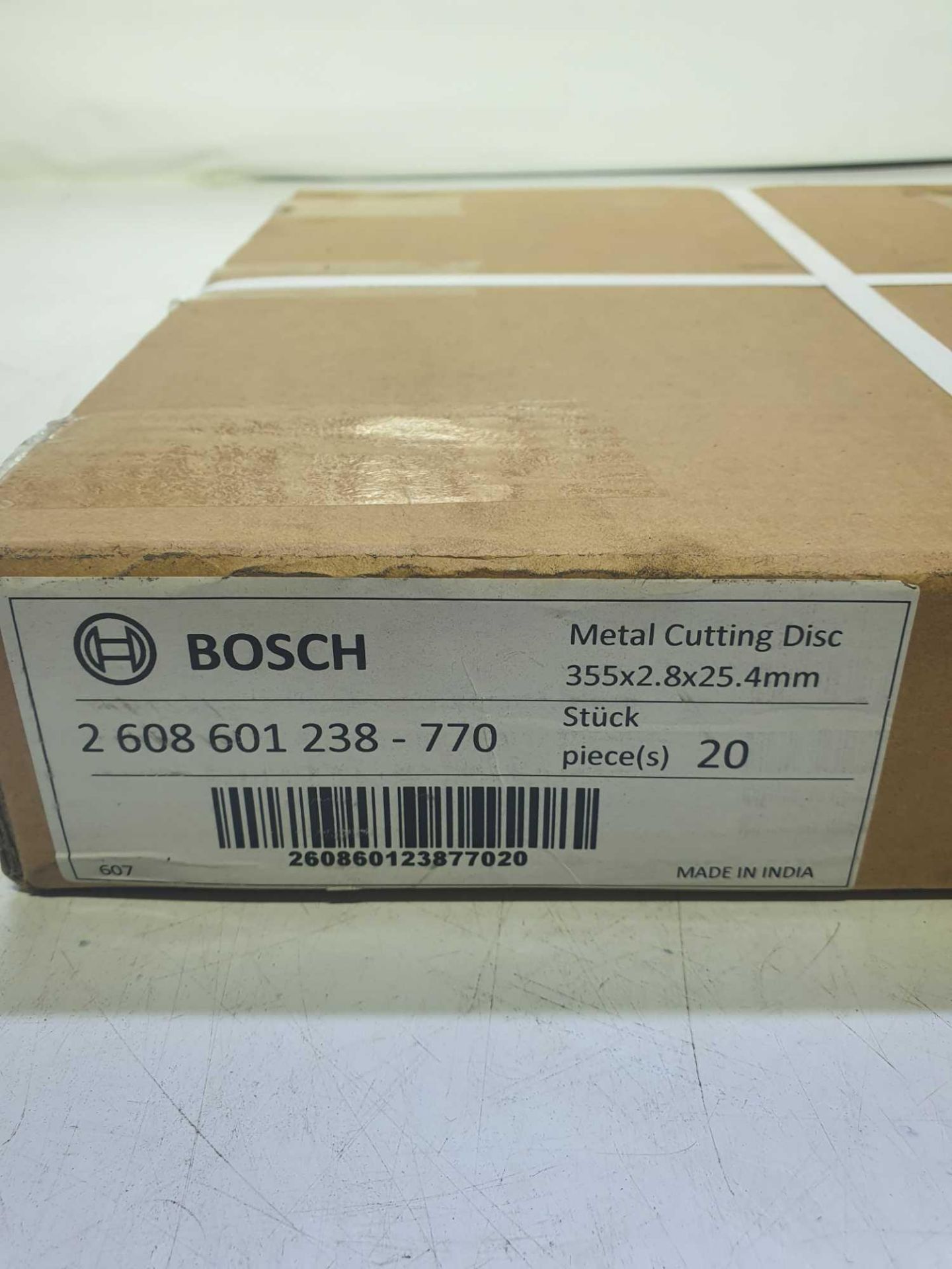 Bosch metal cutting disc 20pcs - Image 2 of 2