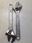 Max germany 12" adjustable wrench x2