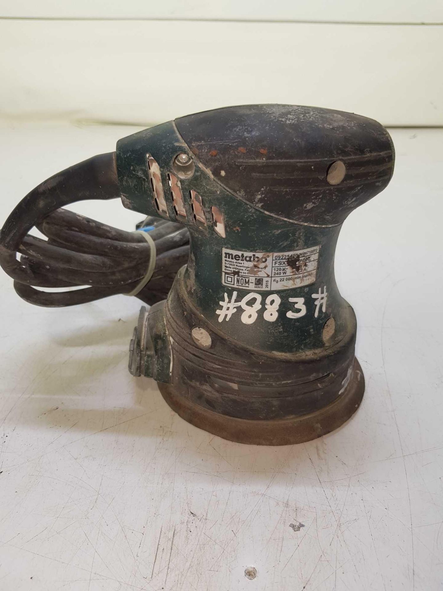 Metabo 110v hand held orbital sander - Image 2 of 2