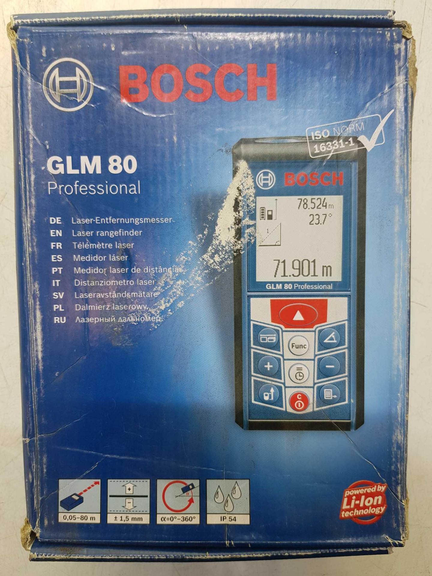 Bosch glm 80 laser range finder