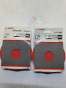 2 x spare orbital hand sander pads