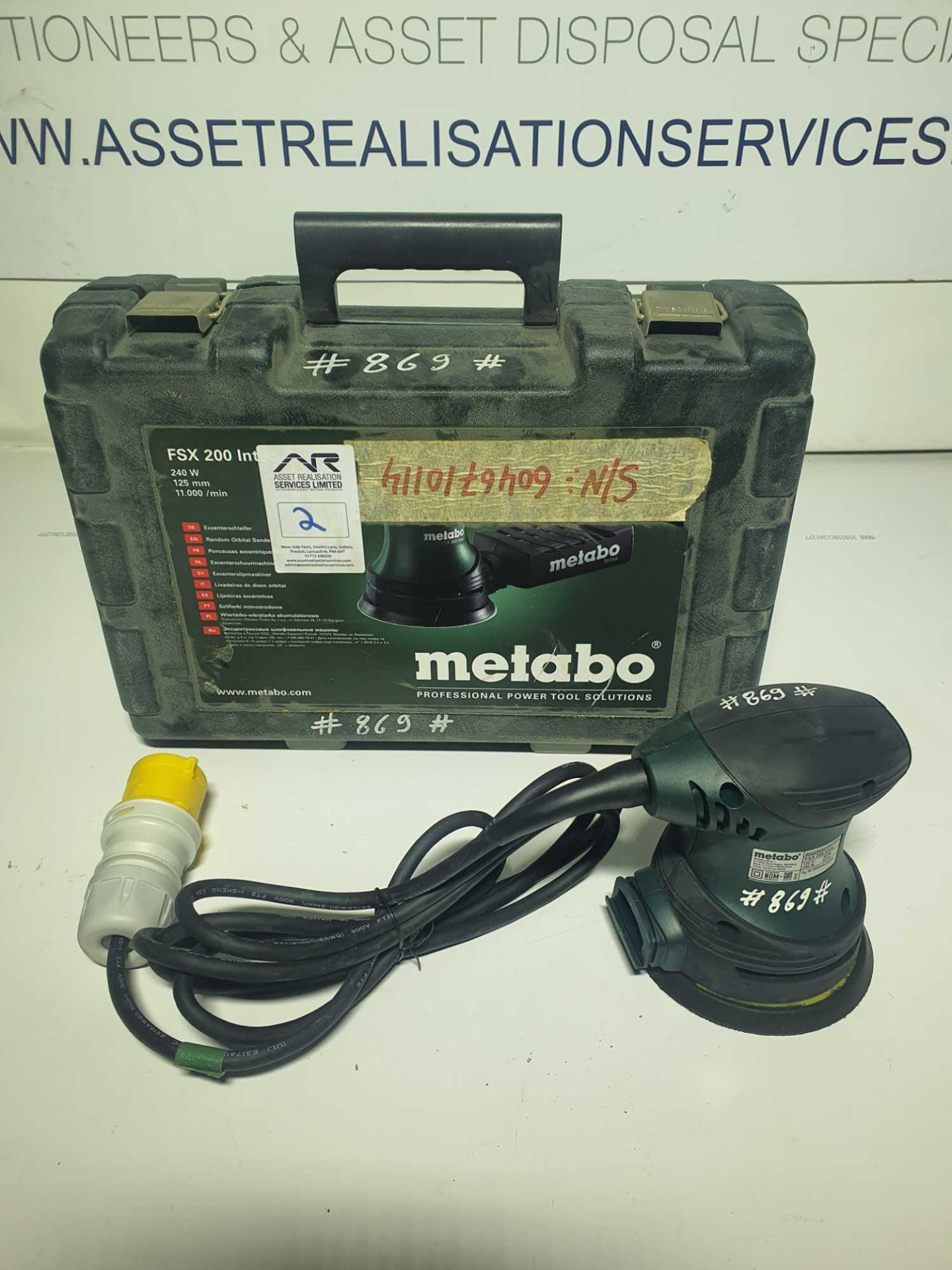 Metabo orbital sander