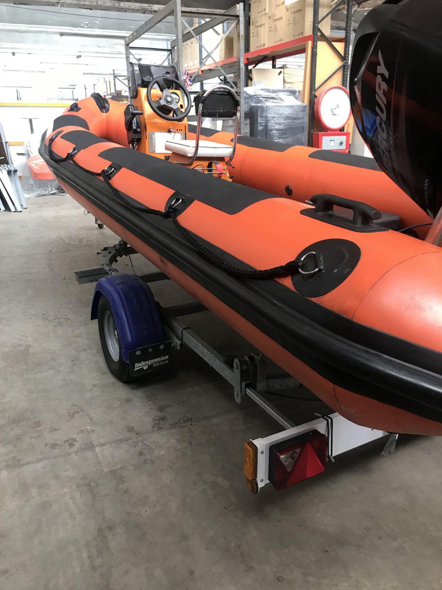 5.3 Metre 80 HP Humber RIB Boat - Image 7 of 15