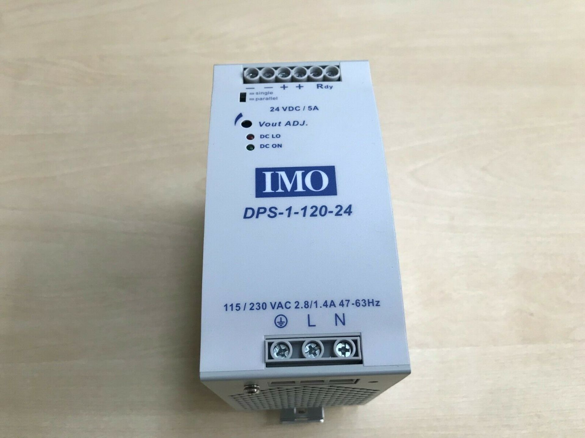 IMO Precision Controls DPS-1-120-24, DIN Rail Power Supply