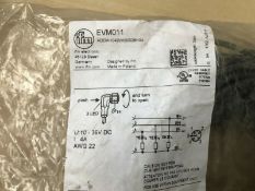 3 X IFM Ecomat 400, 25m Length, Cable Assembly Fittings EVM011