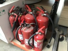 10 X Fire Extinguishers