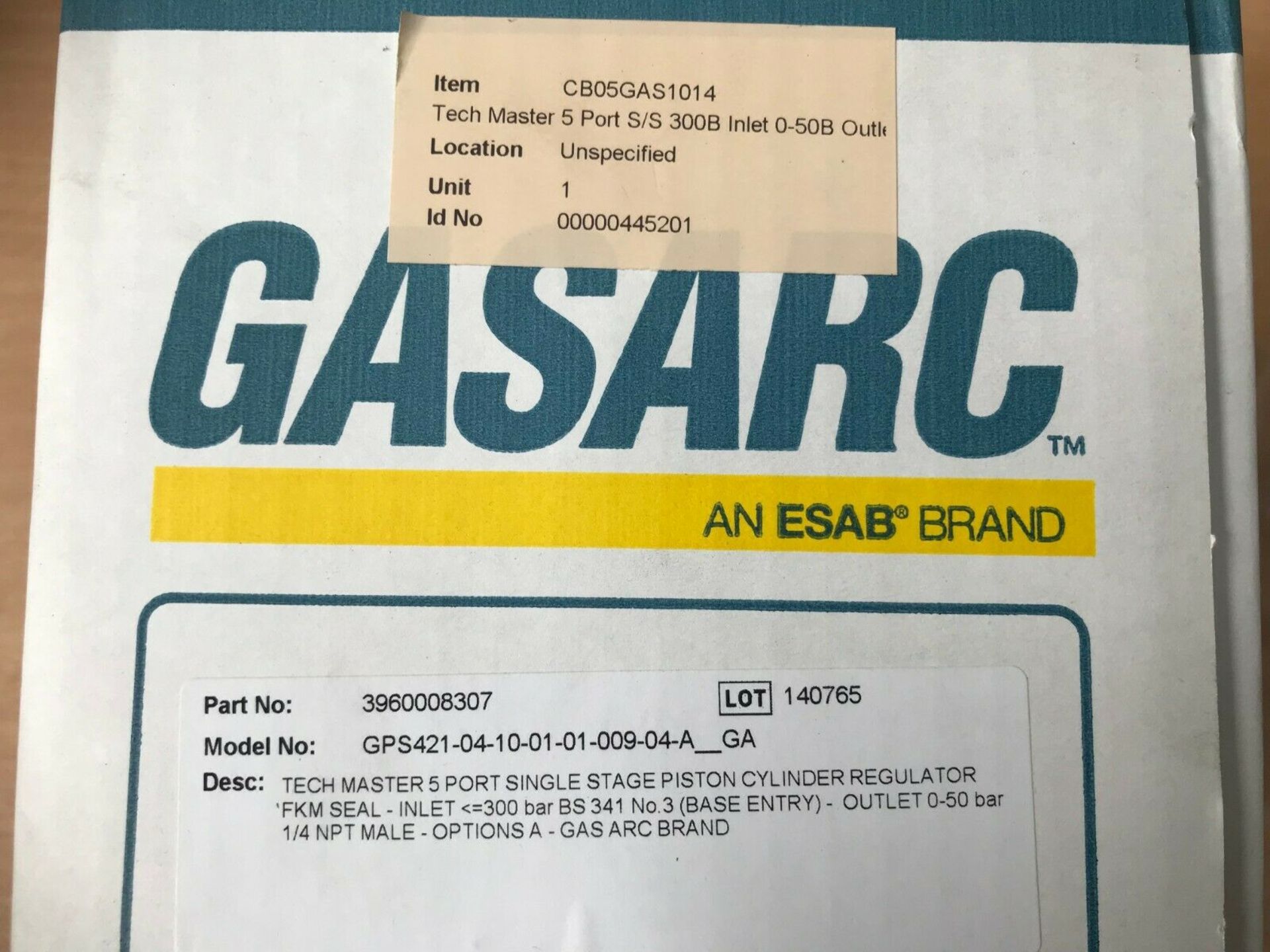 GASARC Techmaster GPS421 5 Port High Pressure Regulator