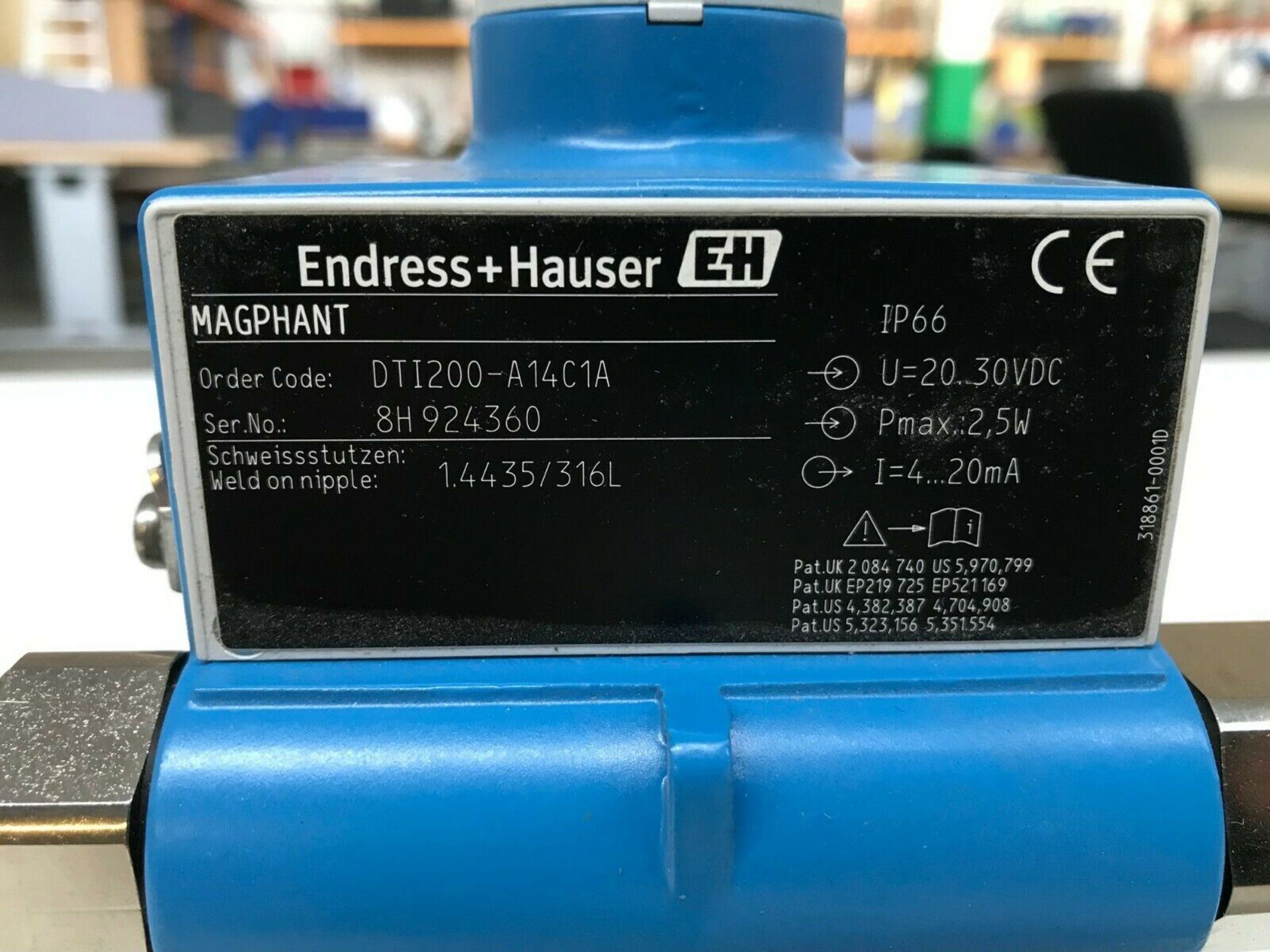 Endress + Hauser MAGPHANT DTI200 - A14C1A Electromagnetic Insertion Flowmeter - Image 2 of 3