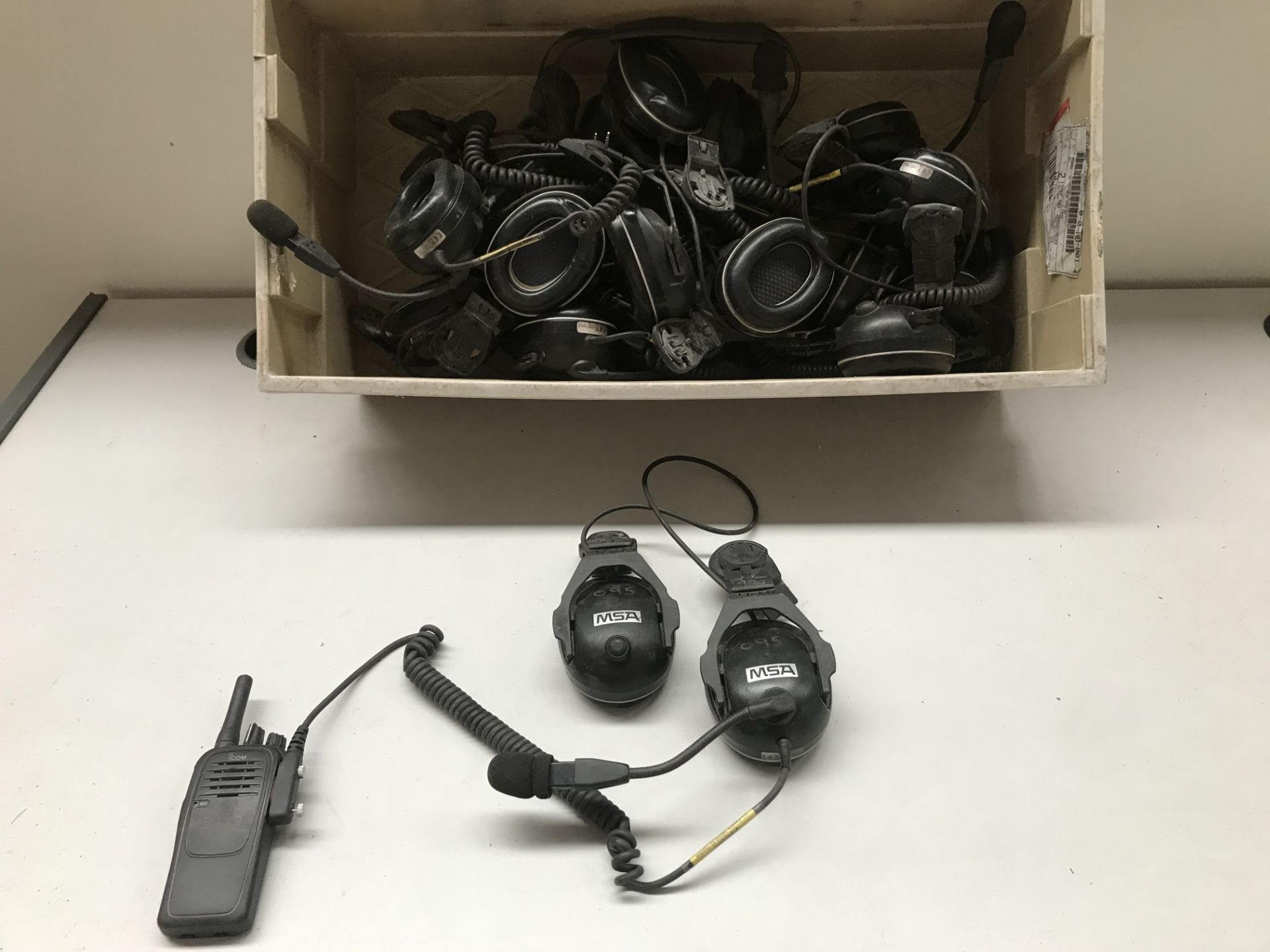 MSA Hard Hat Hedphones, Microphones & Radios