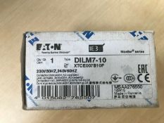 2 X Eaton DILM7-10 Contactors, XTCE007B10F