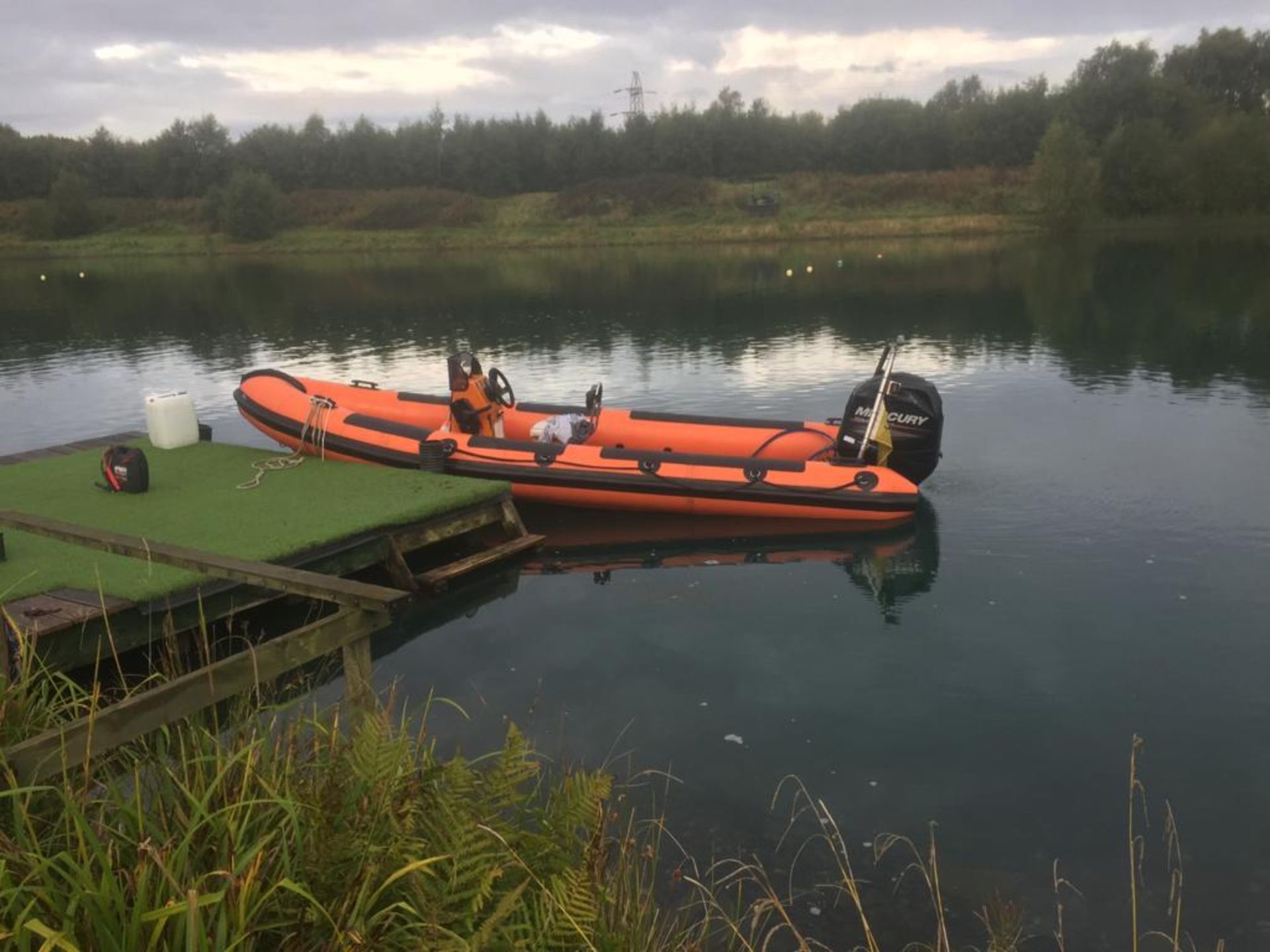 5.3 Metre 80 HP Humber RIB Boat - Image 2 of 15