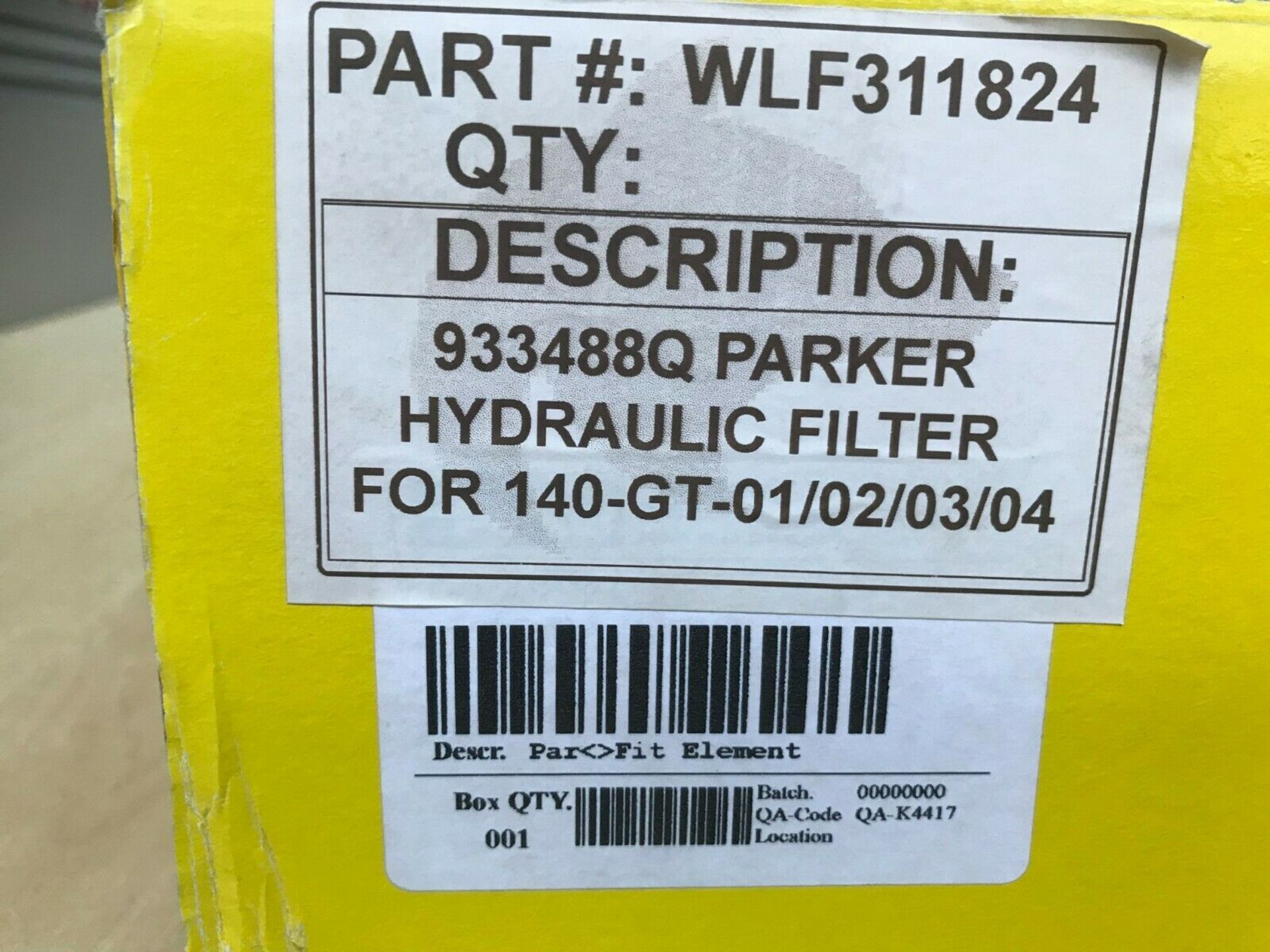 4 X PARKER HYDRAULIC FILTERS, 933488Q