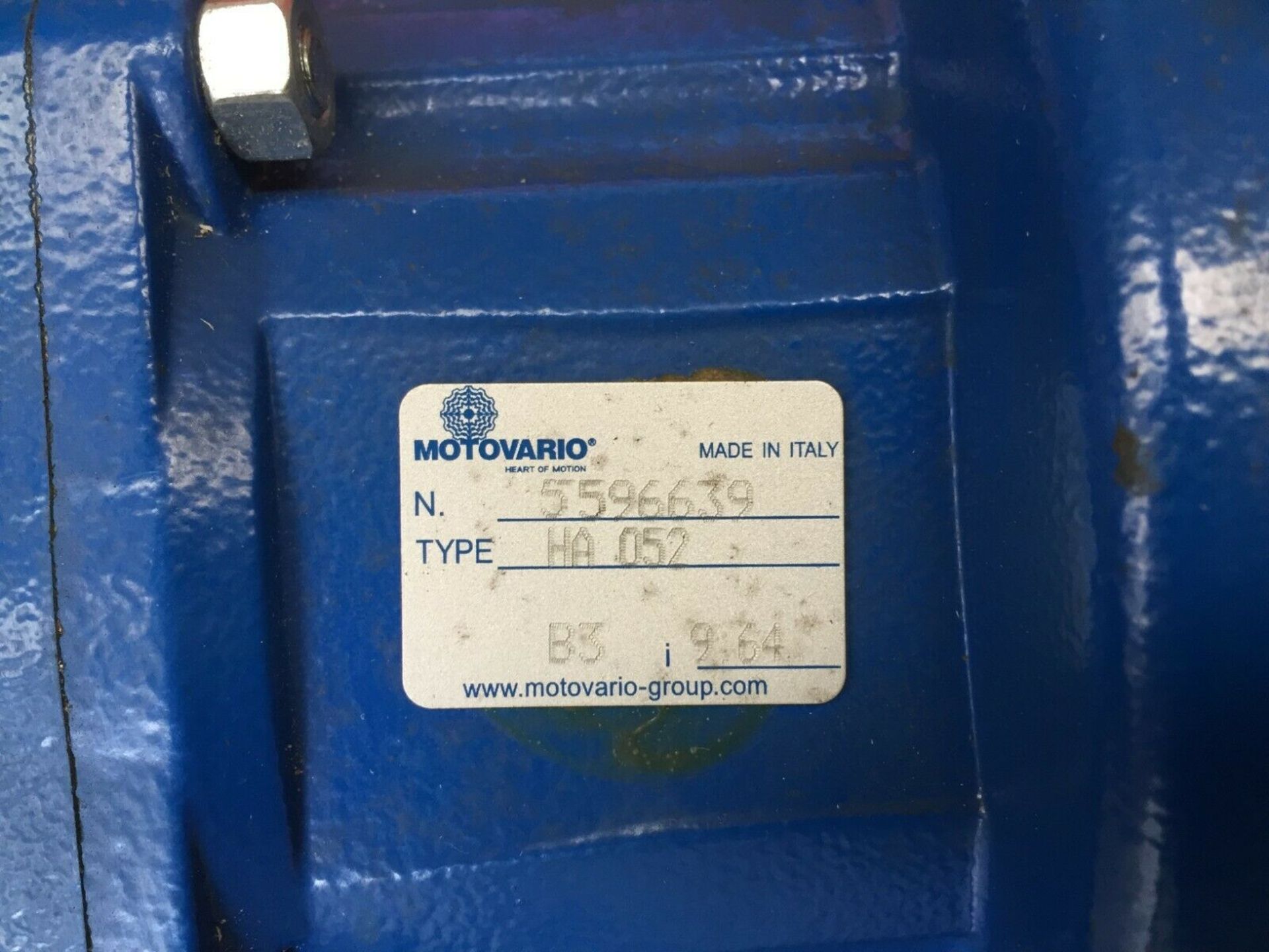 MOTOVARIO 4.7 kW GEARED MOTOR, TS112MA4 & HA052 - Image 4 of 5