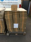 Pallet of 1200 Cardboard Boxes, 30 X 23 X 7 cm