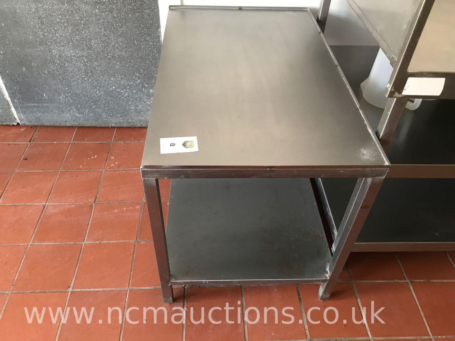 Small Stainless Steel Table - Image 3 of 3